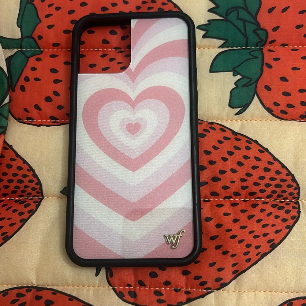 rosè latte love Wildflower case- iPhone12/12 Pro